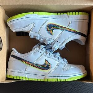 Nike Dunk Low. Worn once, like new!